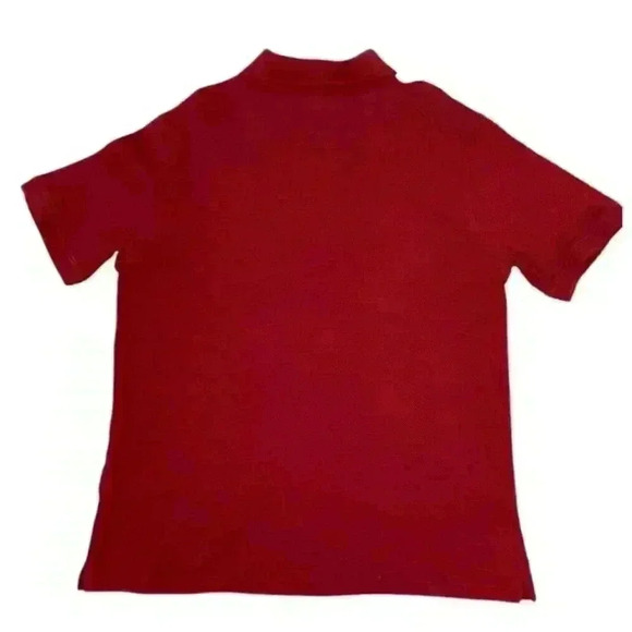 CARIBBEAN Men’s Silk Cotton Polo Shirt - Red - Size XLT - Picture 4 of 5